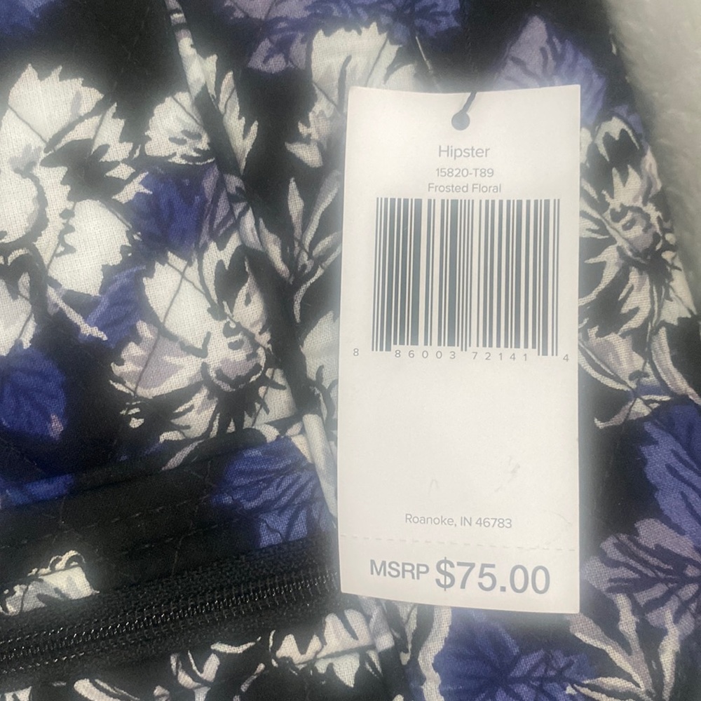 πππ€πVera Bradley Hipster Crossbody, Frosted Floral - Picture 7 of 7